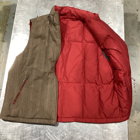 New Eddie Bauer Goose Down Reversible Vest - Picture 6 of 8